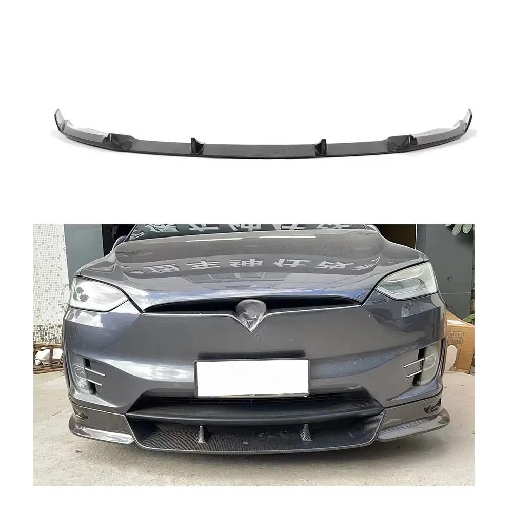 Dry Carbon Fiber Front Lip Suitable for the 2019-2021 Model Y Sport Utility 4-door